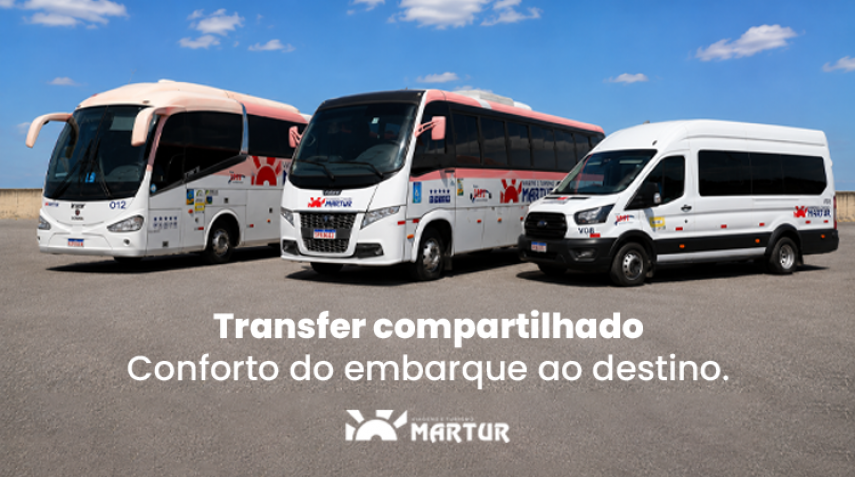 Transfer Compartilhado de chegada para hot&eacute;is em Recife (Litoral)